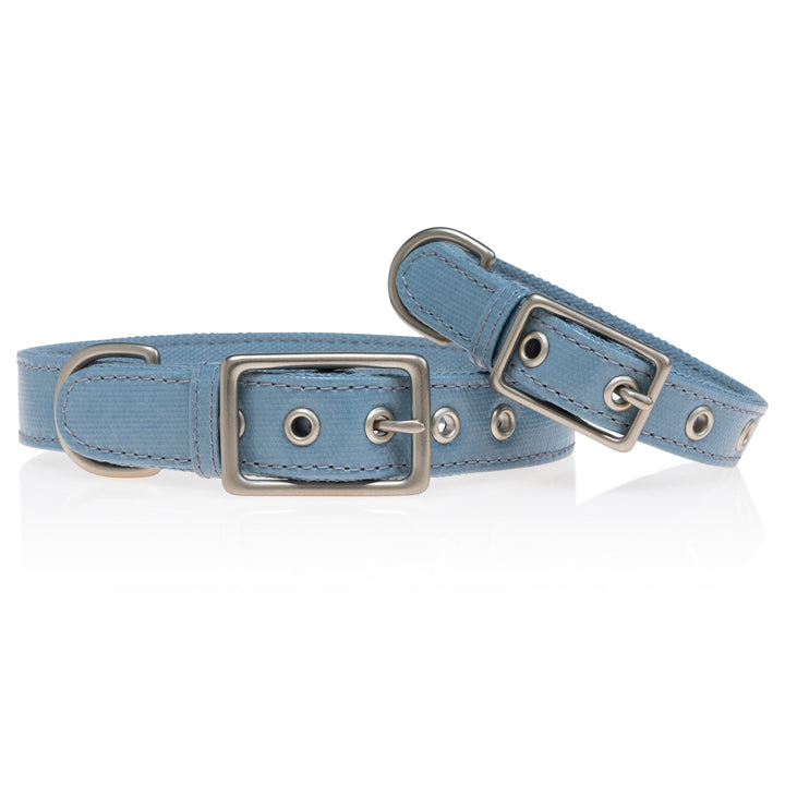 Crystal Canvas Collar | Stonewash Blue