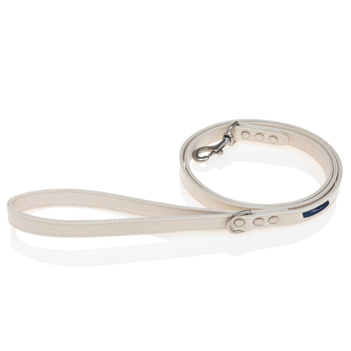 Crystal Canvas Leash | Cream