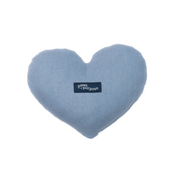 Heart Squeaky Toy  | Stonewash Blue