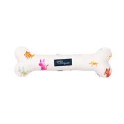 Soft + Silent Bone Toy | All About Dogs